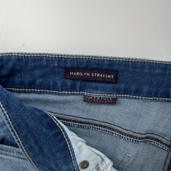 NYDJ Women's Marilyn Straight Jeans Size 12 Petite - Picture 6 of 8